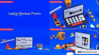 Laptop Mockup Product Promo template preview