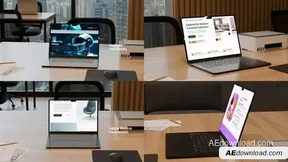 Laptop Mockup Product Promo template preview
