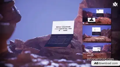 Laptop Mockup - Website Promo V.01 Product Promo template preview