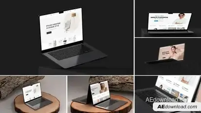 Laptop Mockup Presentation Product Promo template preview