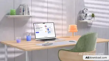 Laptop Mockups in Bright Room | 4k Product Promo template preview