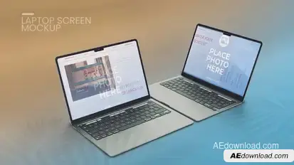 Laptop Screen Display Promo Mockup V2 Product Promo template preview