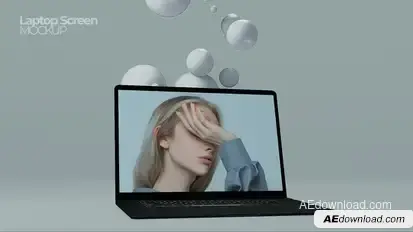 Laptop Screen Mockup Video Displays template preview