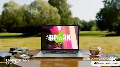 Laptop Screen Mockup Display Product Promo template preview