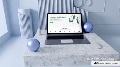 Laptop Showcase Product Promo template preview