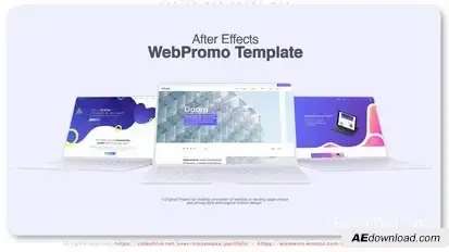 Laptop Web Promo. W04 Product Promo template preview