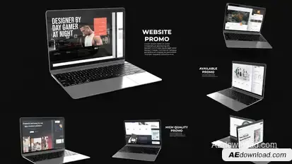 Laptop Website Promo Product Promo template preview