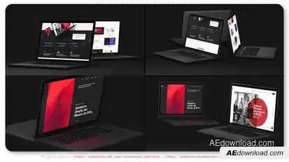 Laptop Website Promo v1.01 Product Promo template preview