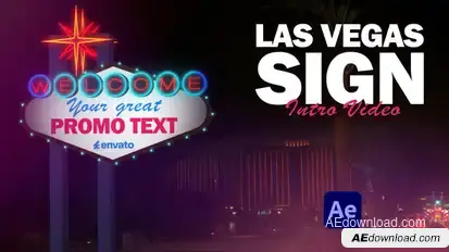 Las Vegas Sign Opener Openers template preview
