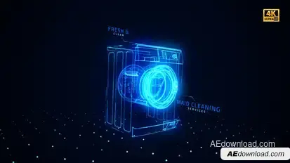 Laundry and Dry Cleaning Product Promo template preview