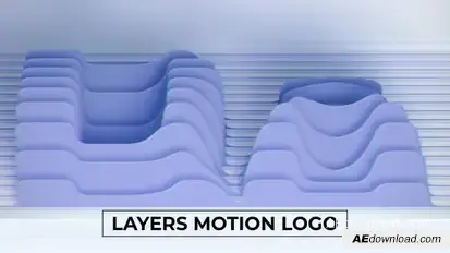 Layers Motion Logo Reveal Logo Stings template preview