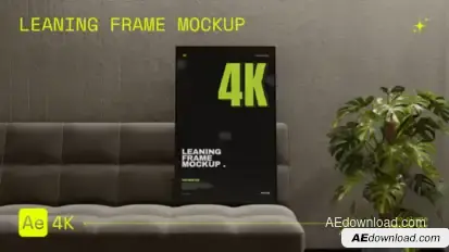 Leaning Frame Mockup Product Promo template preview