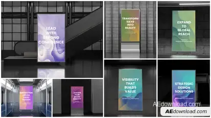 LED Digital Signage Mockup Product Promo template preview
