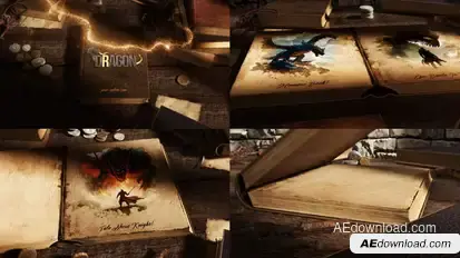 Legendary Book Unveil Openers template preview