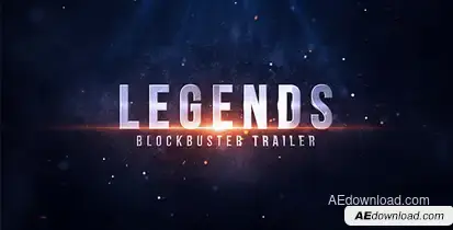Legends Blockbuster Trailer Openers template preview