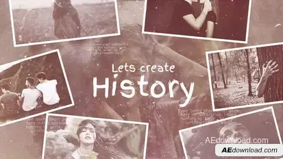 Lets Create History Openers template preview