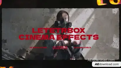 Letterbox and Effects Elements template preview