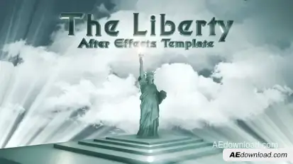 Liberty Logo Intro Logo Stings template preview