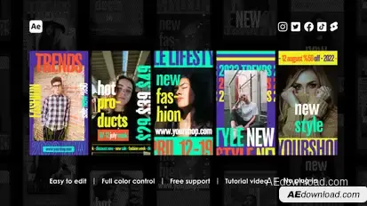 Lifestyle Instagram Reels Product Promo template preview