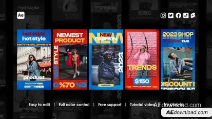 Lifestyle Instagram Stories Product Promo template preview