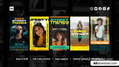 Lifestyle Instagram Stories Product Promo template preview