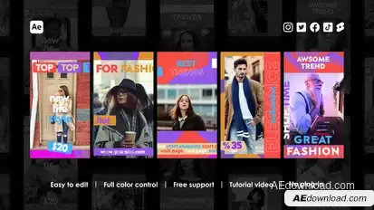 Lifestyle Instagram Stories Product Promo template preview
