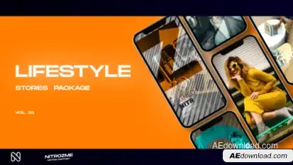 Lifestyle Stories Vol. 01 Video Displays template preview