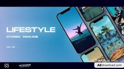 Lifestyle Stories Vol. 02 Video Displays template preview