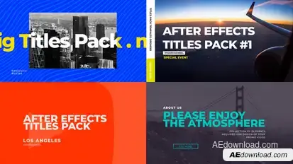 Lifestyle Titles Pack Titles template preview
