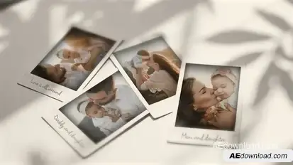 Light and Shadow of Memories Slideshow Video Displays template preview