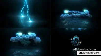 Light And Smoke Logo Reveal Logo Stings template preview