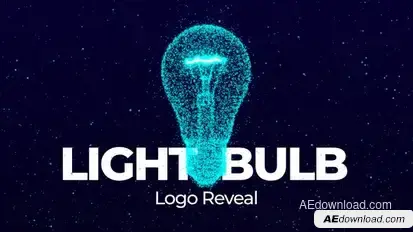 Light Bulb Idea Logo Reveal Logo Stings template preview