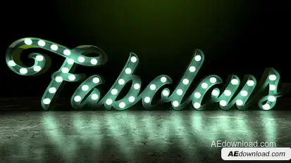 Light Bulb Sign Logo Stings template preview