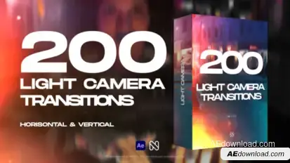 Light Camera Transitions Elements template preview
