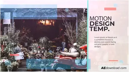 Light Corporate Slideshow Video Displays template preview