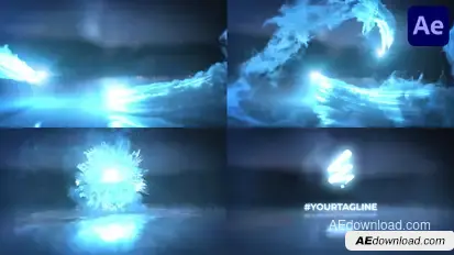 Light Dance Project for After Effects Logo Stings template preview