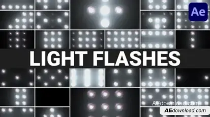 Light Flashes for After Effects Elements template preview
