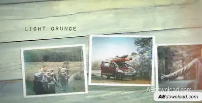 Light Grunge Video Displays template preview