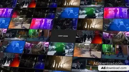 Light Leaks Overlay Elements template preview