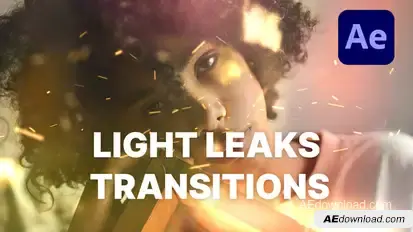 Light Leaks Transitions | After Effects Elements template preview