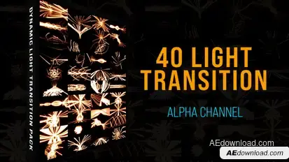 Light Lines Transition Pack Elements template preview