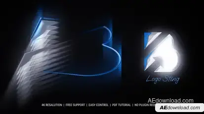 Light Logo Logo Stings template preview