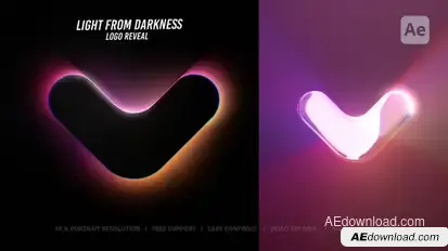 Dark Logo Reveal Logo Stings template preview