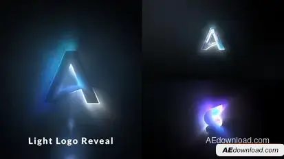 Light Logo Reveal Logo Stings template preview