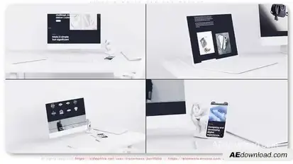Light N White Devices Mockup Product Promo template preview