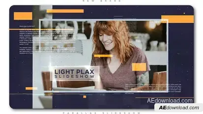 Light Parallax Universal Slideshow Video Displays template preview