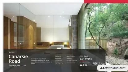 Light Real Estate Product Promo template preview