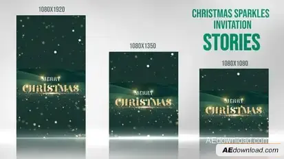 Light Sparkle Invitation_Stories Openers template preview