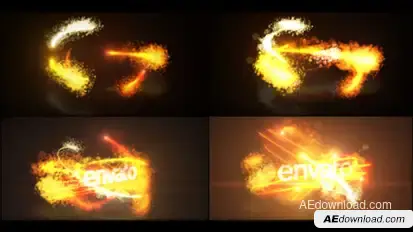 Light Trails Logo Stings template preview