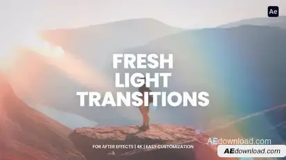 Light Transitions For After Effects Elements template preview